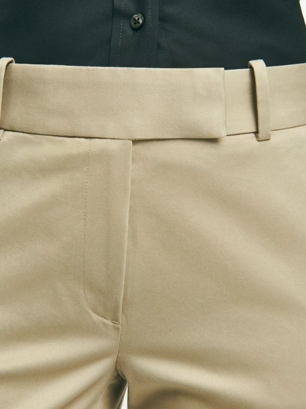 Brooks Brothers Broek met paspelzakken Beige