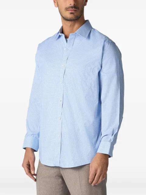 Brooks Brothers gingham-pocket shirt