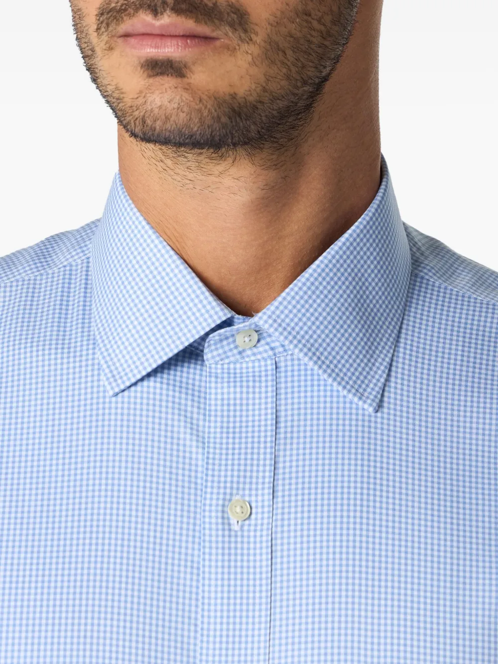 Brooks Brothers Overhemd met gingham ruit Blauw