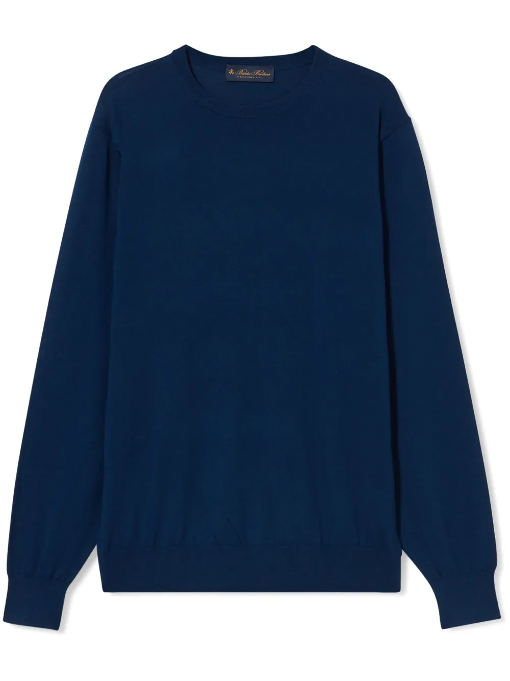 Brooks Brothers Maglione girocollo in lana merino - Blu