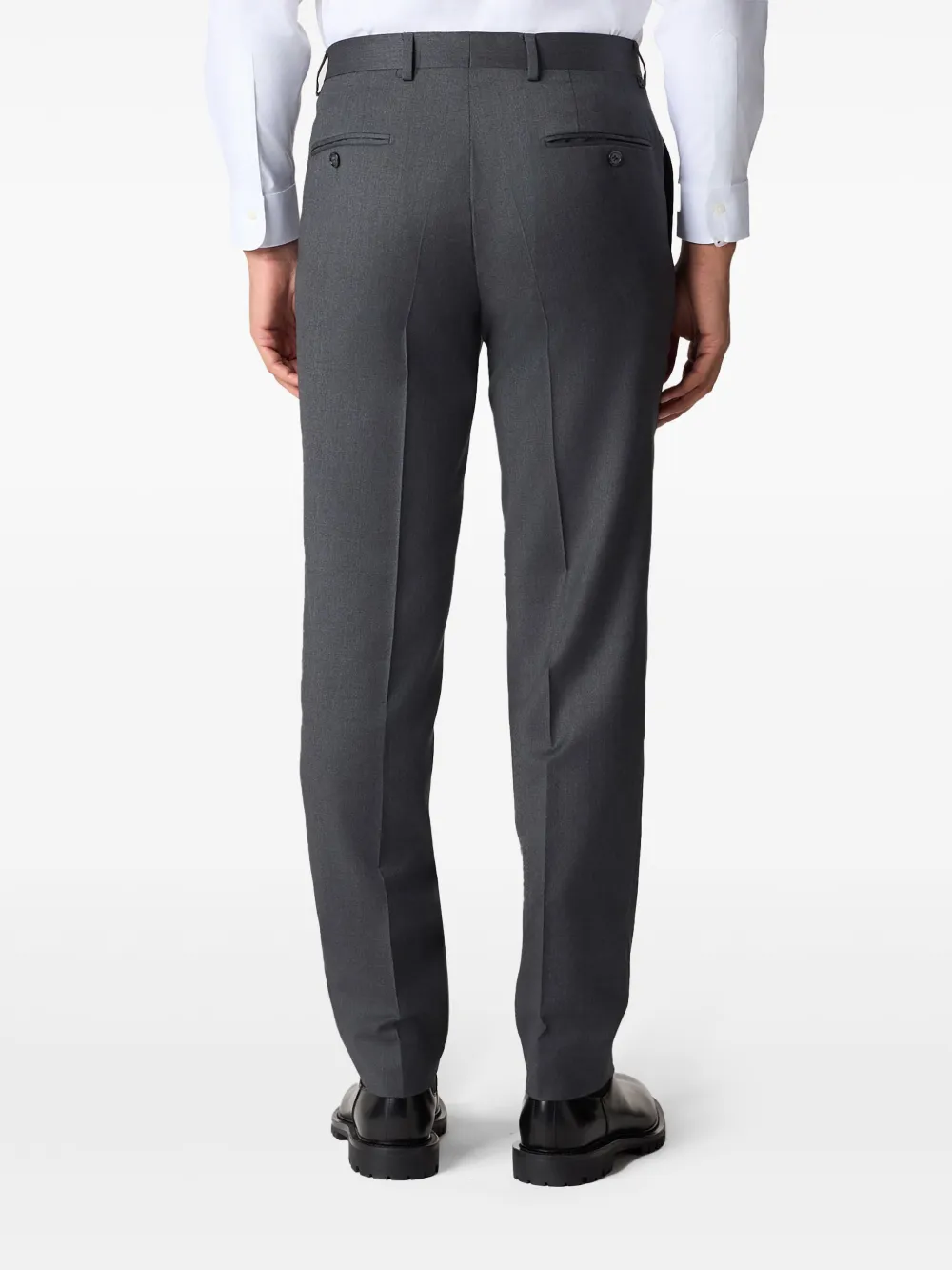 Brooks Brothers Broek van scheerwol Grijs