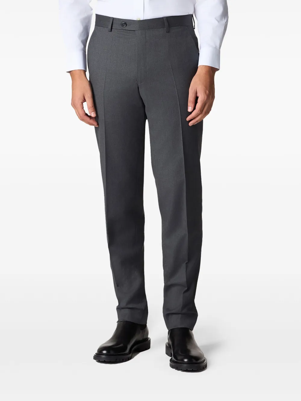 Brooks Brothers Broek van scheerwol - Grijs