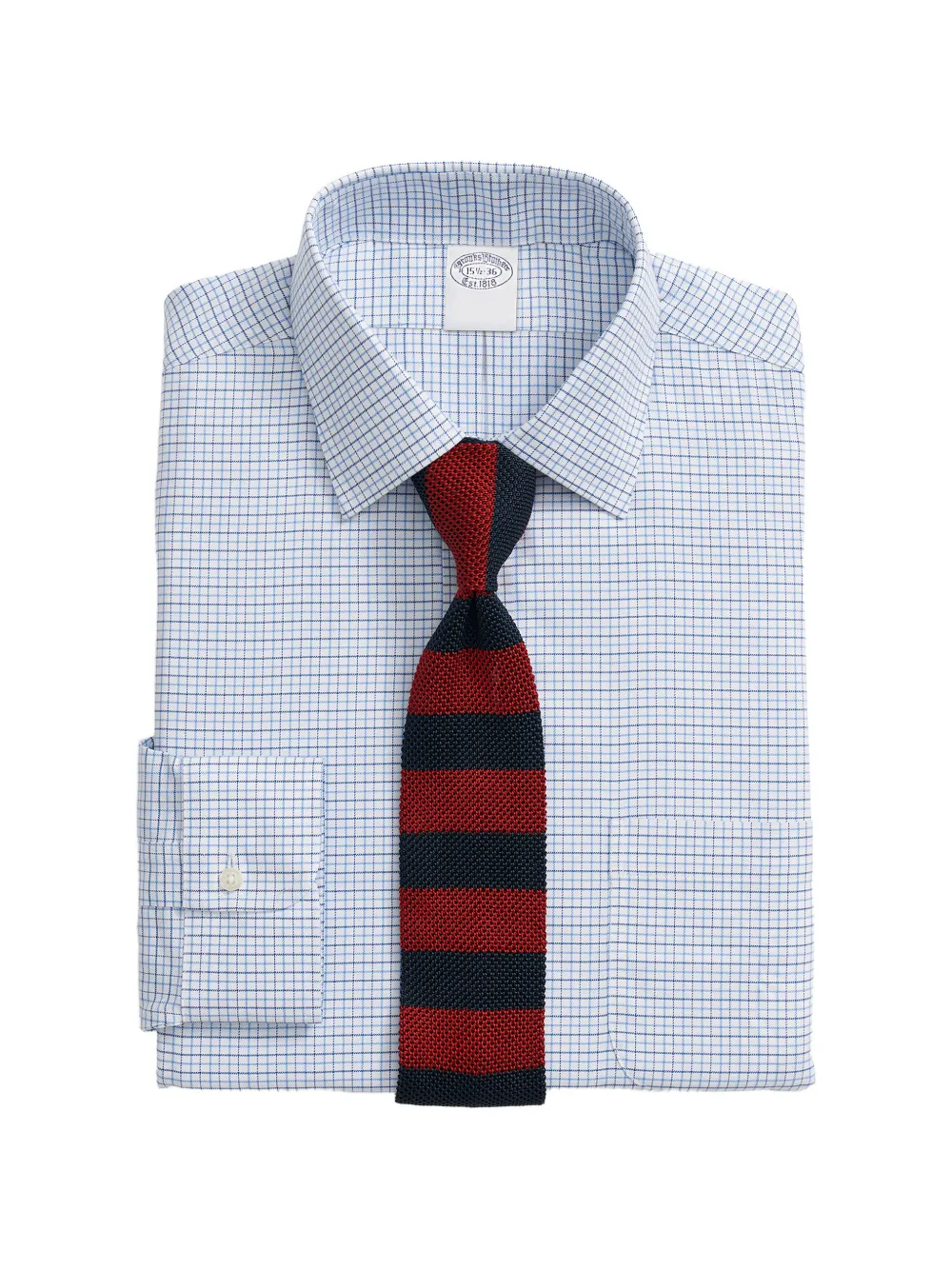 Brooks Brothers Camicia a quadri - Bianco