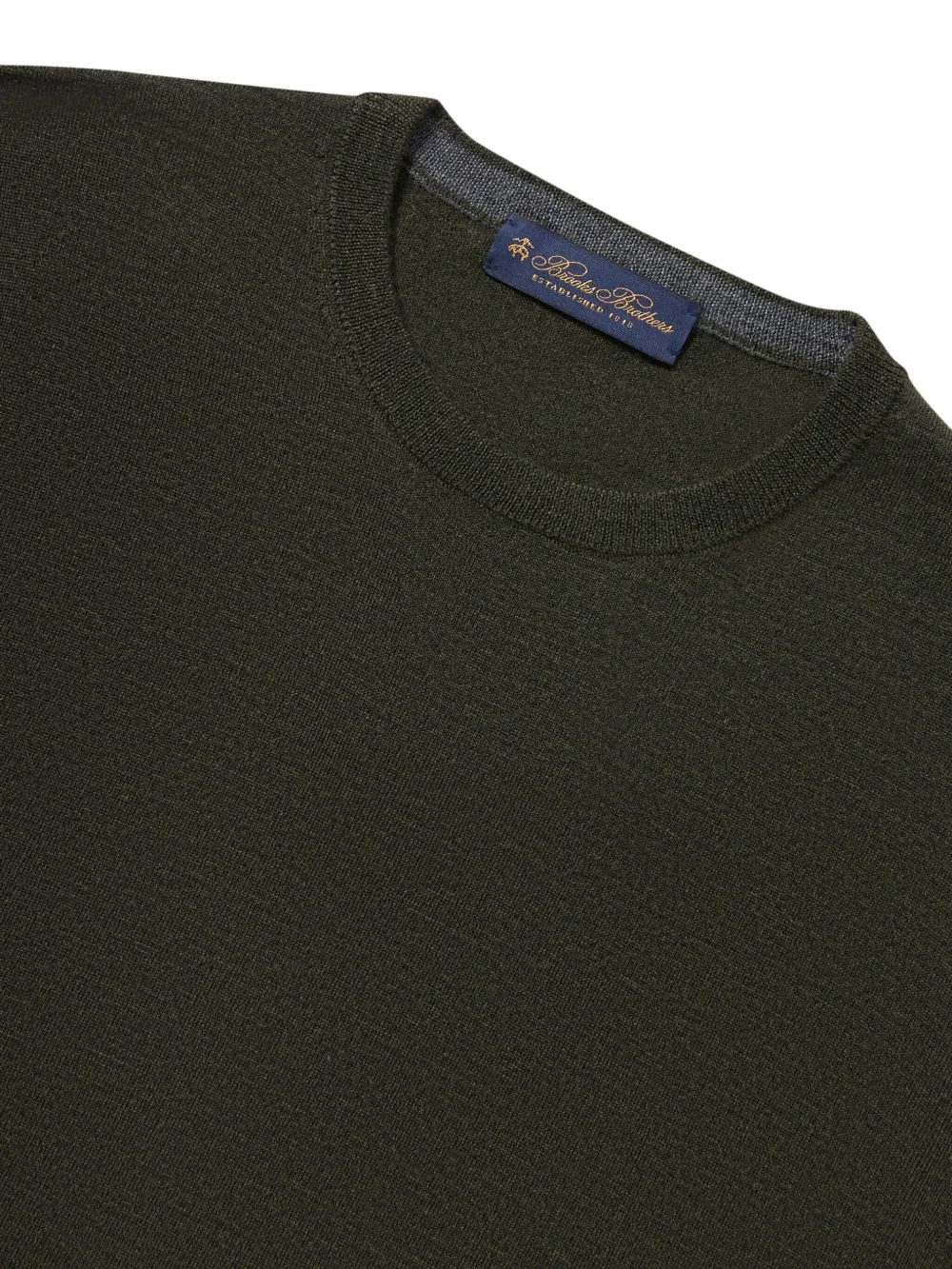 Brooks Brothers Trui van merinowol Groen