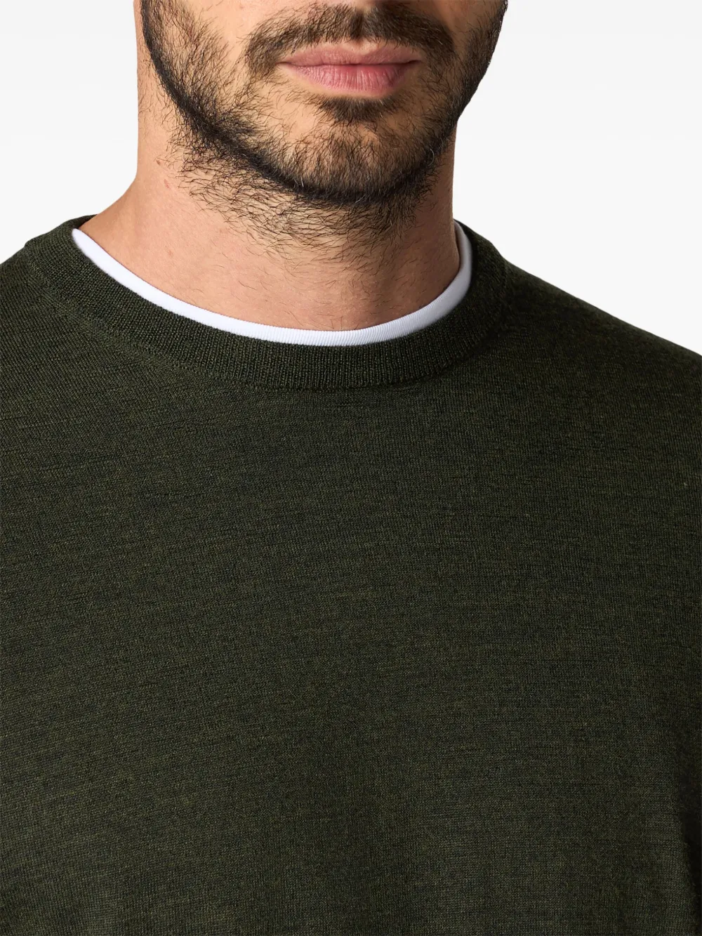 Brooks Brothers Trui van merinowol - Groen