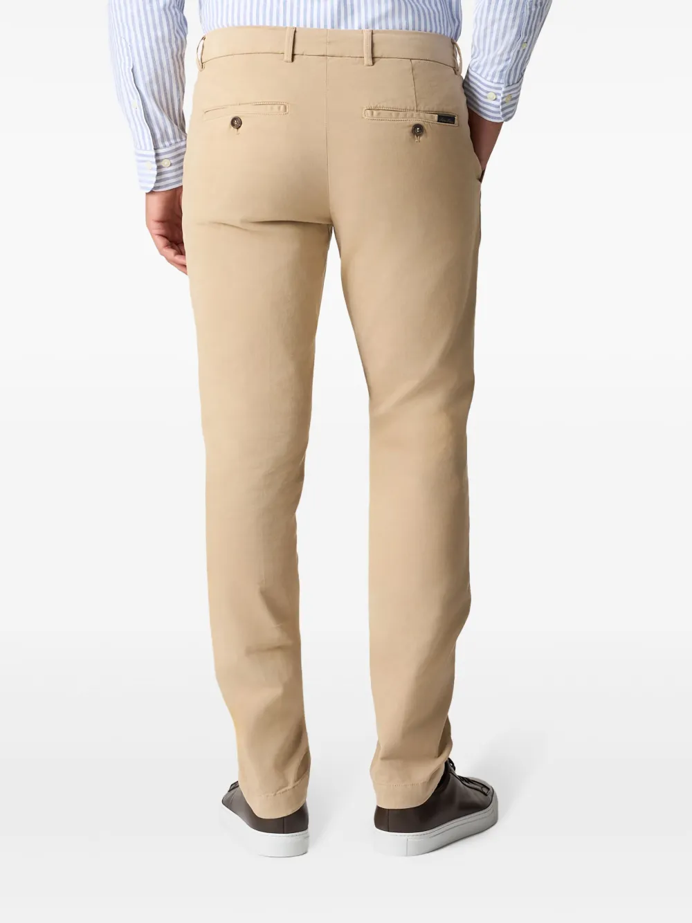 Brooks Brothers Slim-fit broek Beige