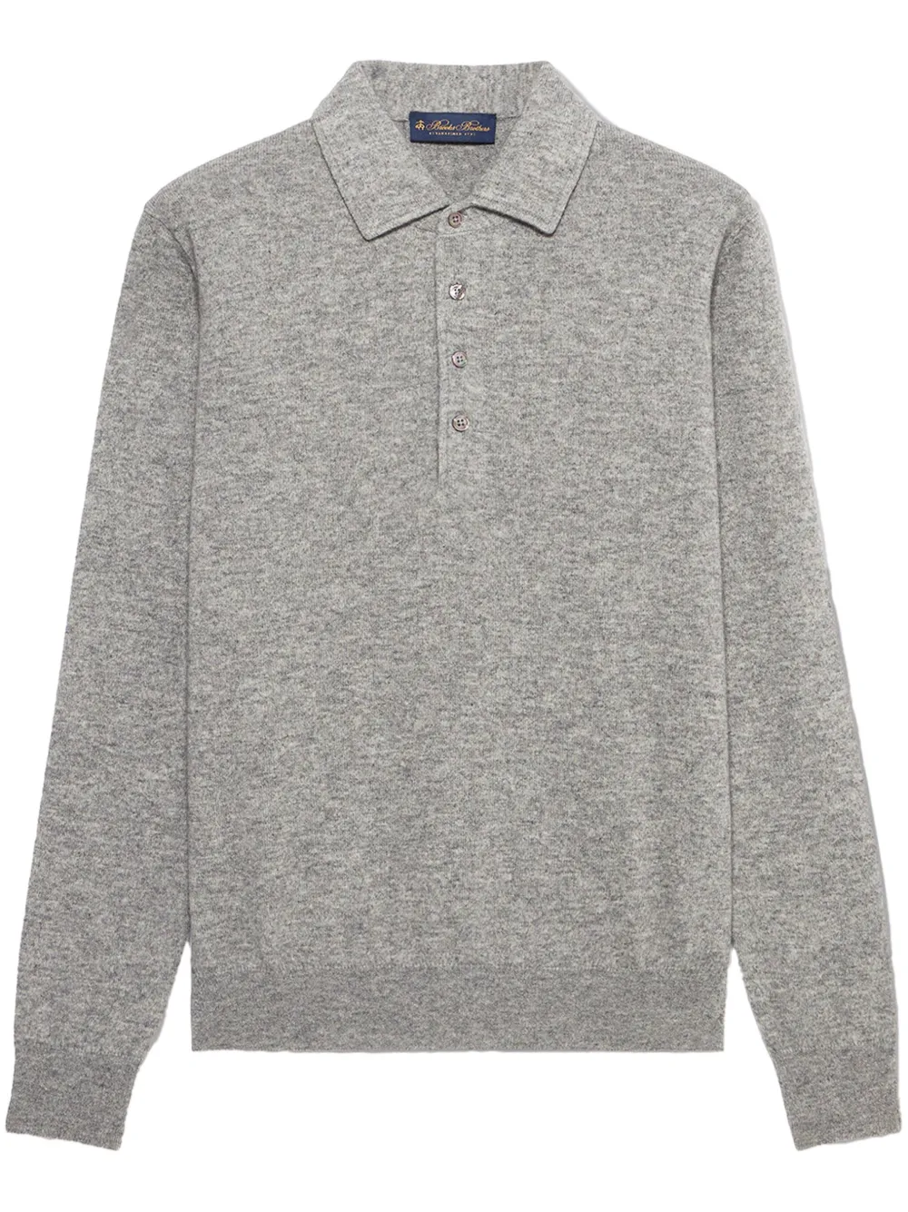 Brooks Brothers Gestricktes Poloshirt - Grau