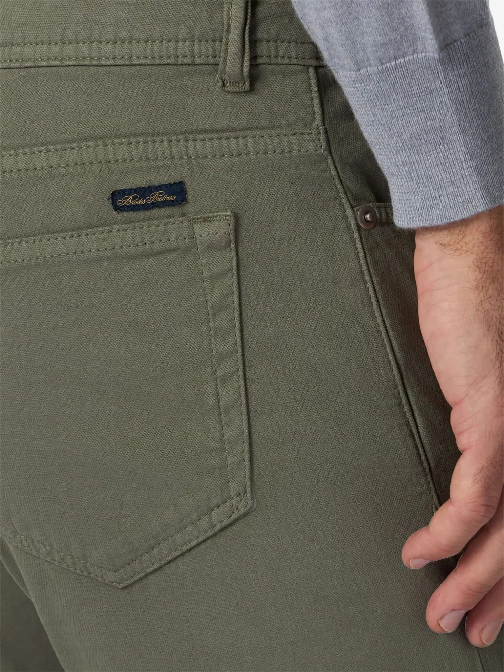 Brooks Brothers Slim-fit broek Groen