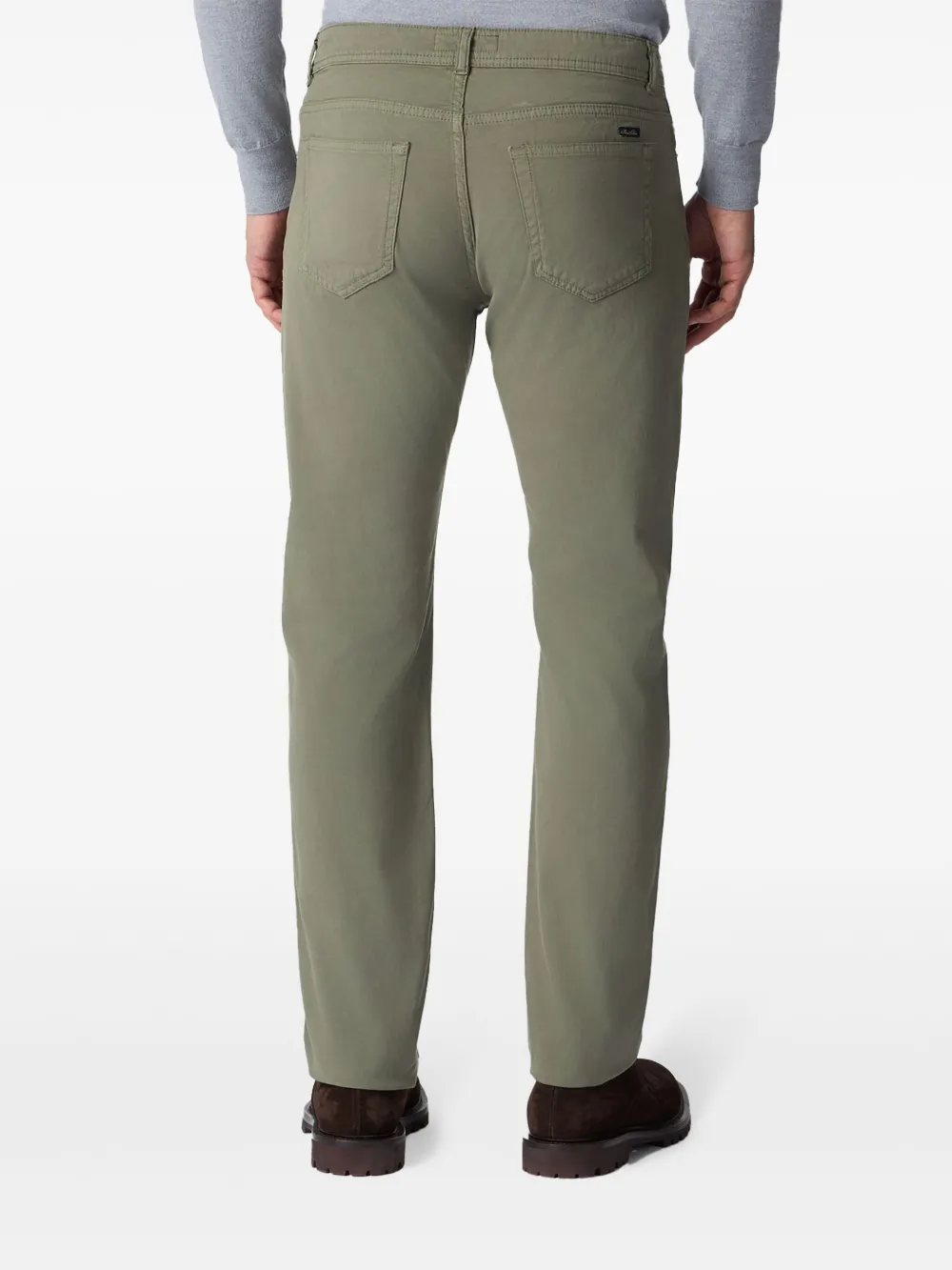 Brooks Brothers Slim-fit broek Groen