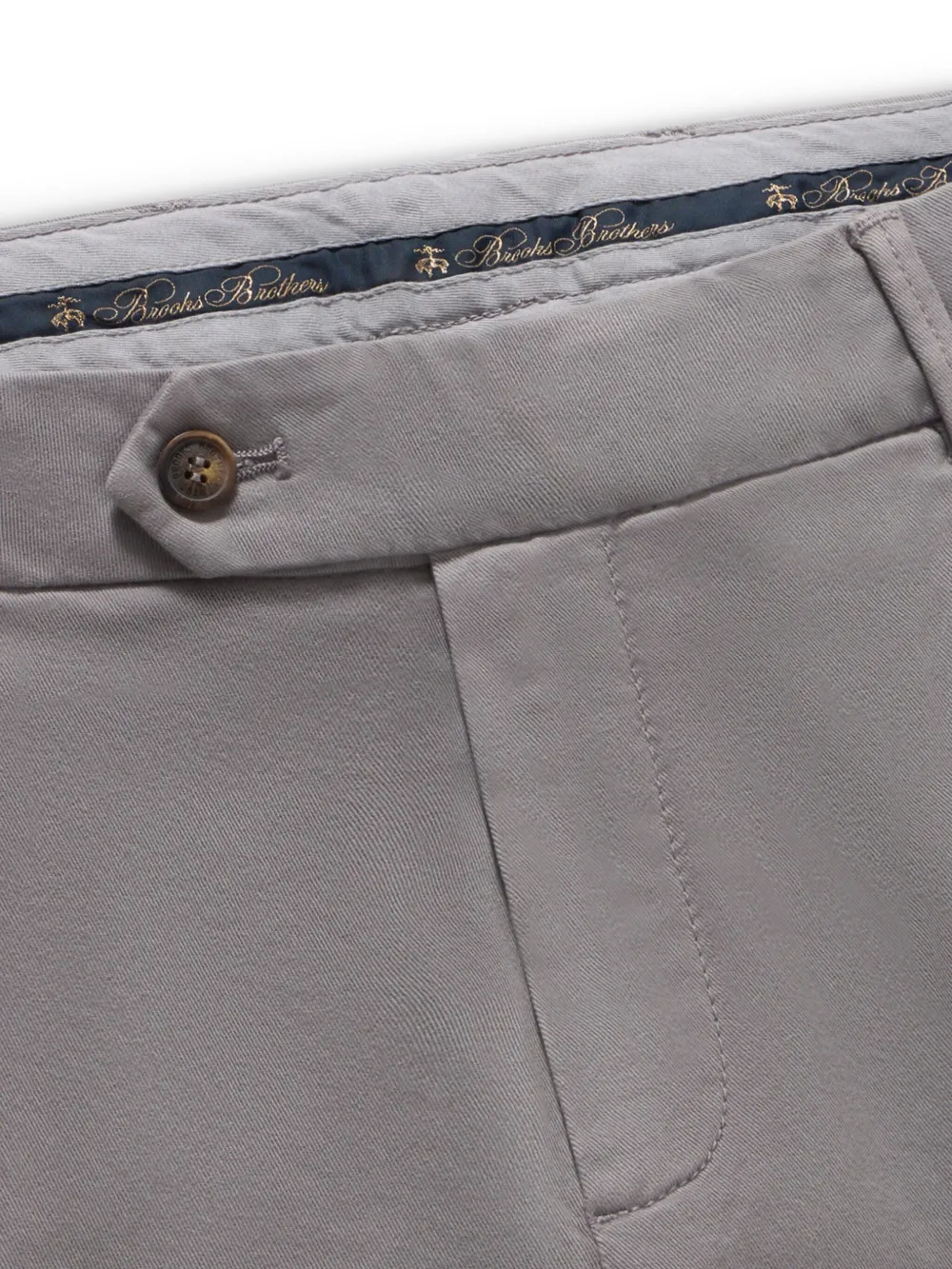 Brooks Brothers Slim-fit chino Grijs