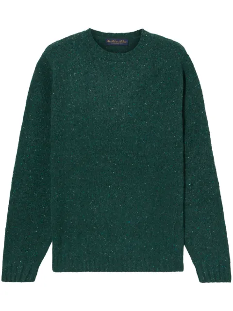Brooks Brothers speckled crew-neck sweater 