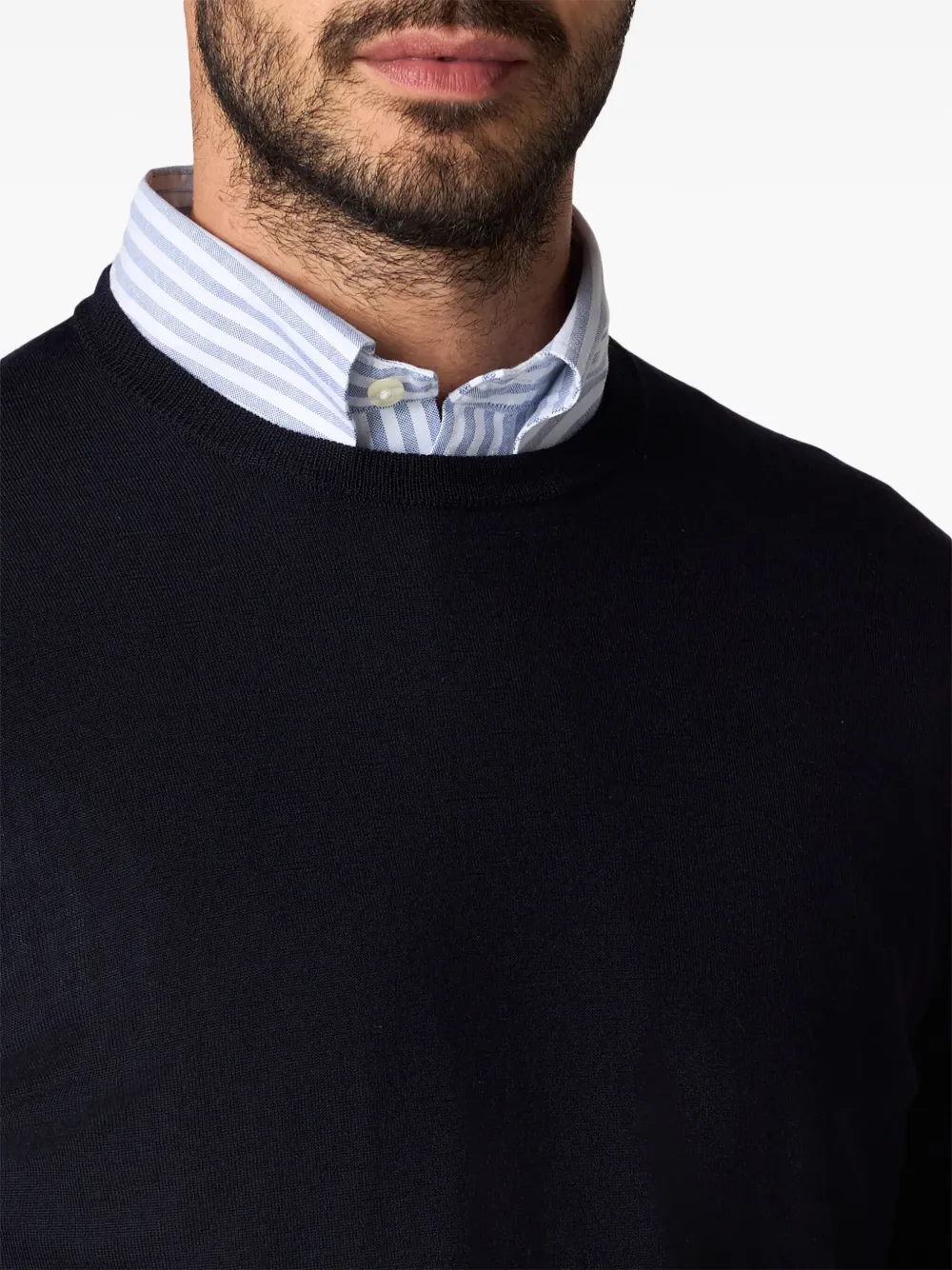 Brooks Brothers Trui van merinowol Blauw