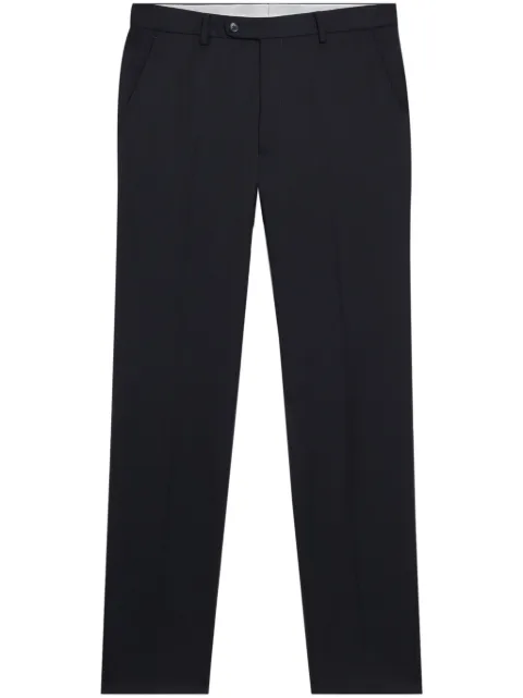 Brooks Brothers pressed-crease wool trousers