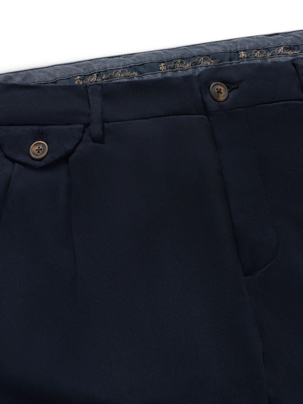 Brooks Brothers Broek met toelopende pijpen Blauw