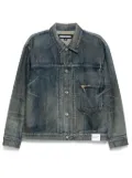 Neighborhood washed-effect denim jacket - Blue