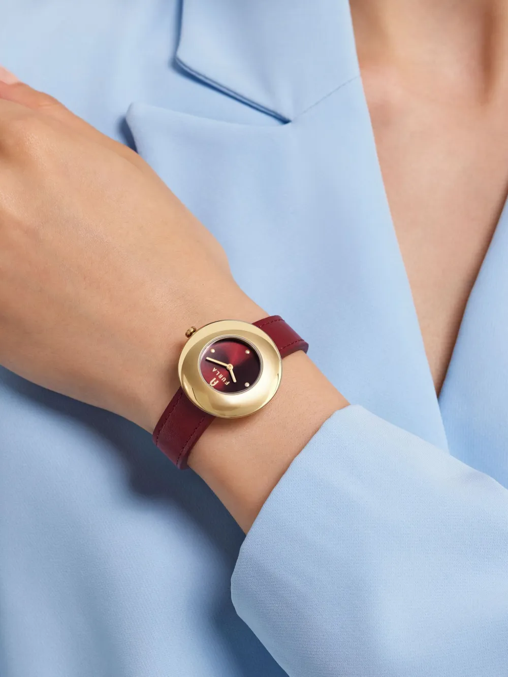 Furla Flow 32mm In Red