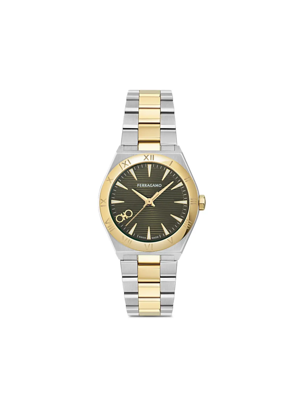 Ferragamo ベガ 28mm - グリーン Ferragamo ベガ 28mm - グリーン