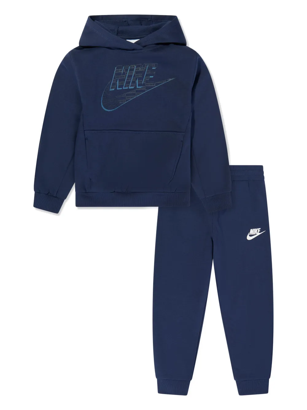 Nike Kids Trainingspak met logoprint Blauw