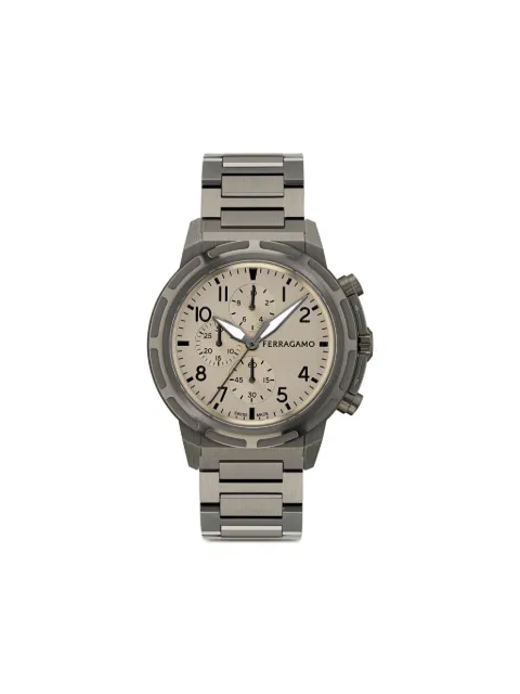 Ferragamo reloj de 44mm en acero inoxidable