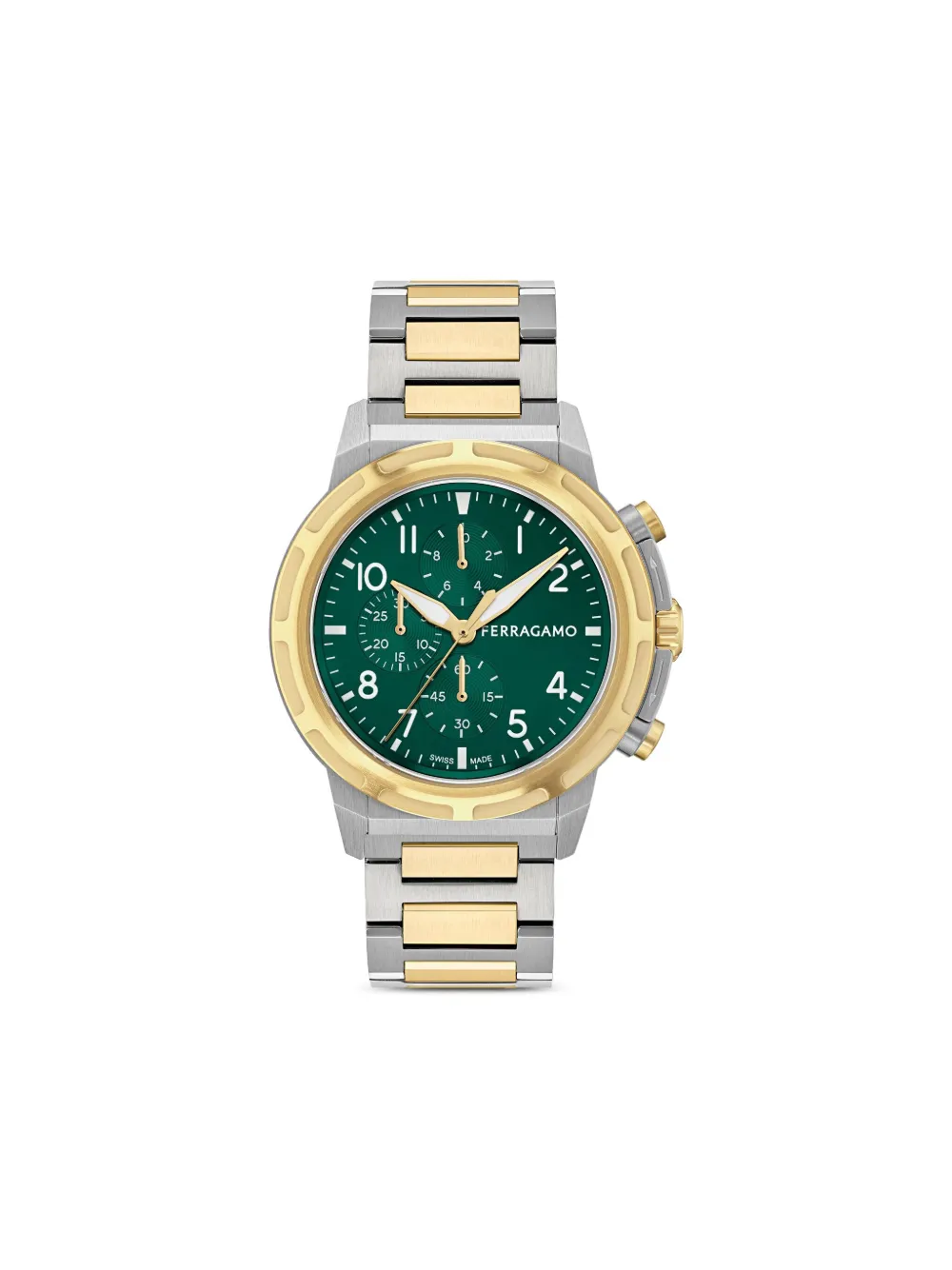Ferragamo reloj de 44mm en acero inoxidable | verde | Image 1