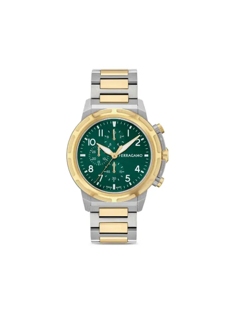 Ferragamo reloj de 44mm en acero inoxidable