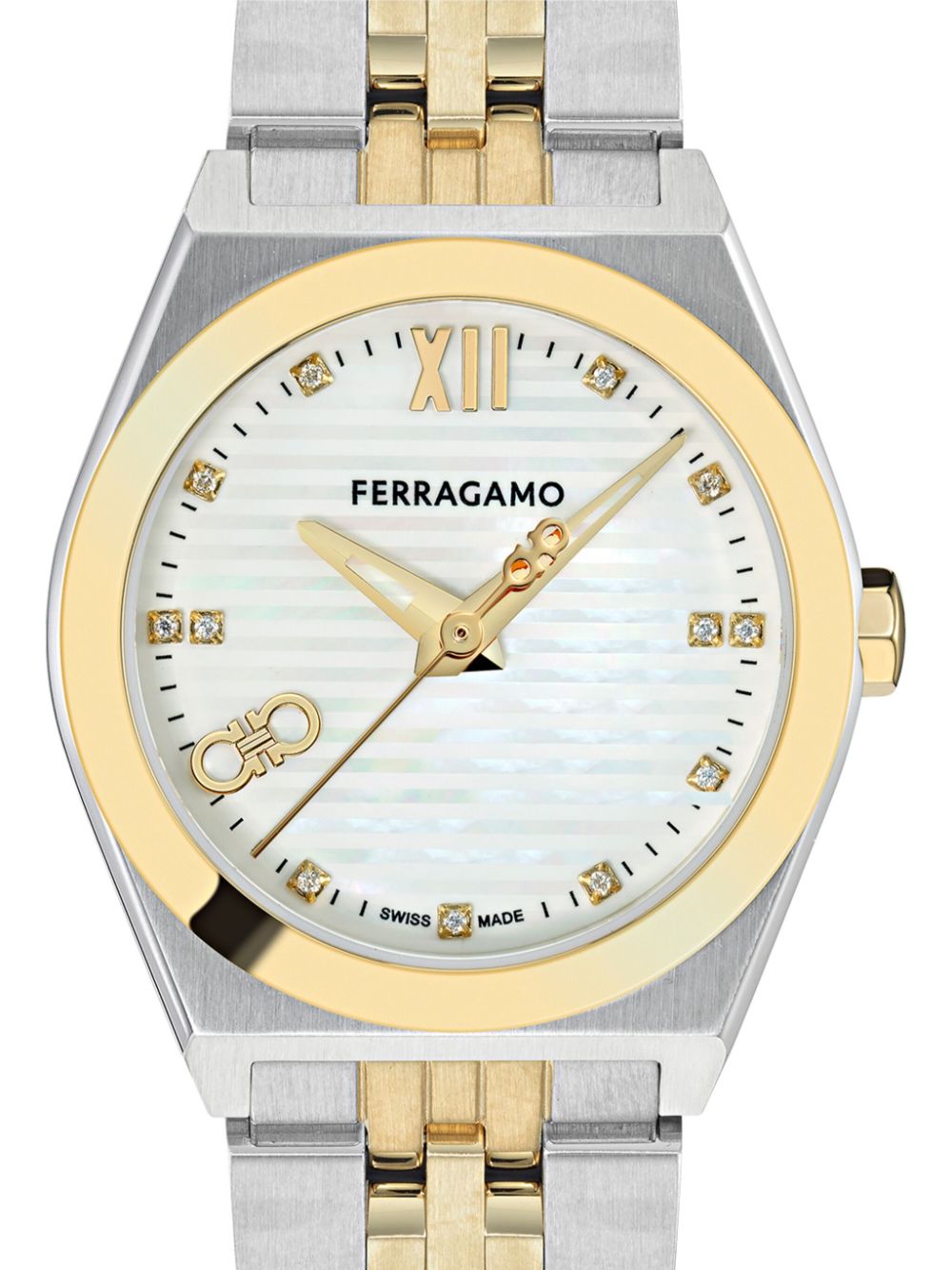 Ferragamo Vega 28 mm horloge - Wit