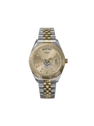 TIMEX x Jacquie Aiche Golden Eye 36mm | Gold | FARFETCH AZ