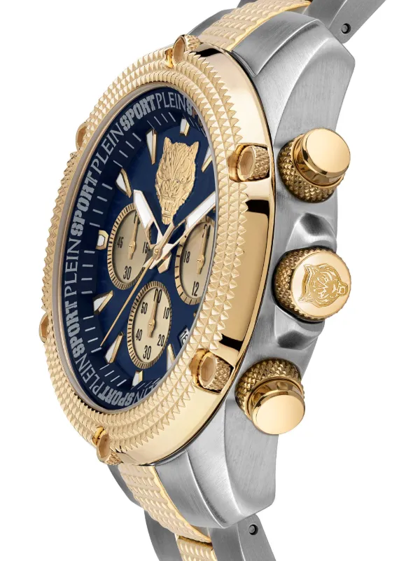 Plein Sport Hurricane 44mm | Blue | FARFETCH CA