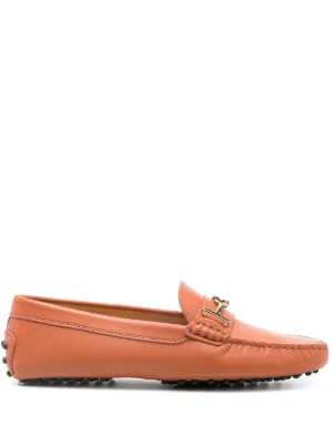 Tod's Gommino Driving Suede Penny Loafers | Pink | FARFETCH CA