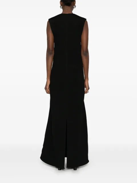 Jil Sander fringed-mesh maxi dress J03CT0447J20232 - 3