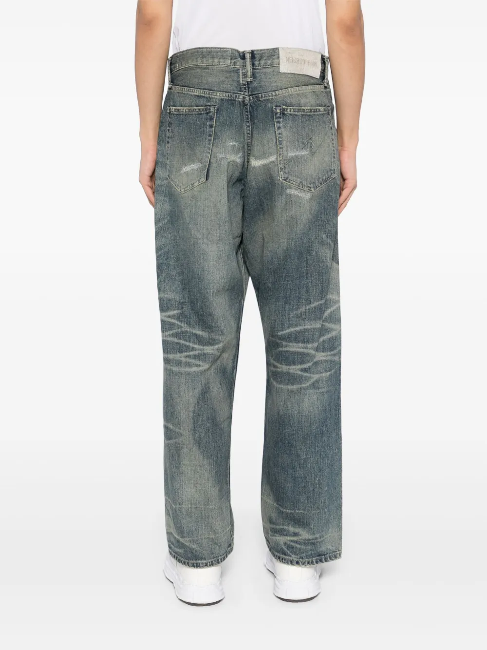 Neighborhood Straight jeans Blauw