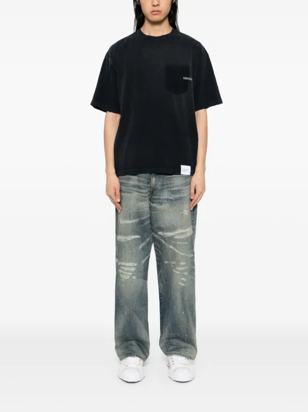 Neighborhood ロゴ Tシャツ | ブラック | FARFETCH JP