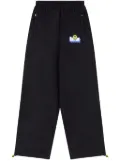 BARROW logo-appliqué track pants - Black