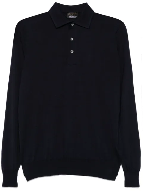 Dell'oglio playera tipo polo de tejido fino