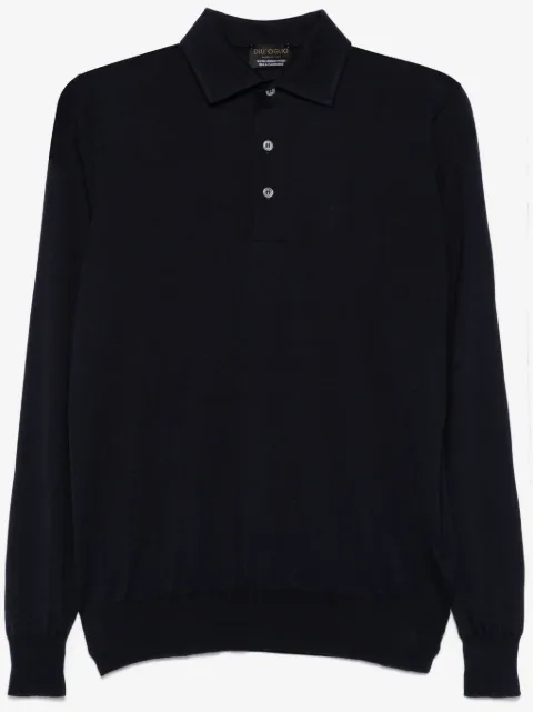 Dell'oglio fine-knit polo knit