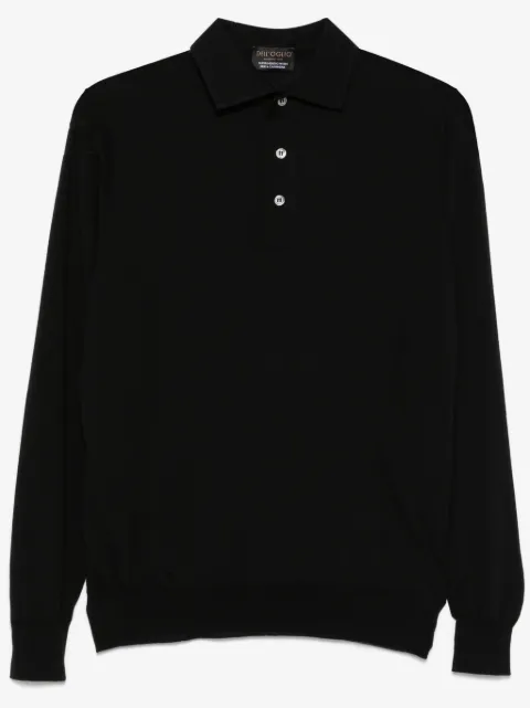 Dell'oglio fine-knit polo shirt