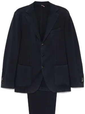 Boglioli チェック スーツ | ブルー | FARFETCH JP