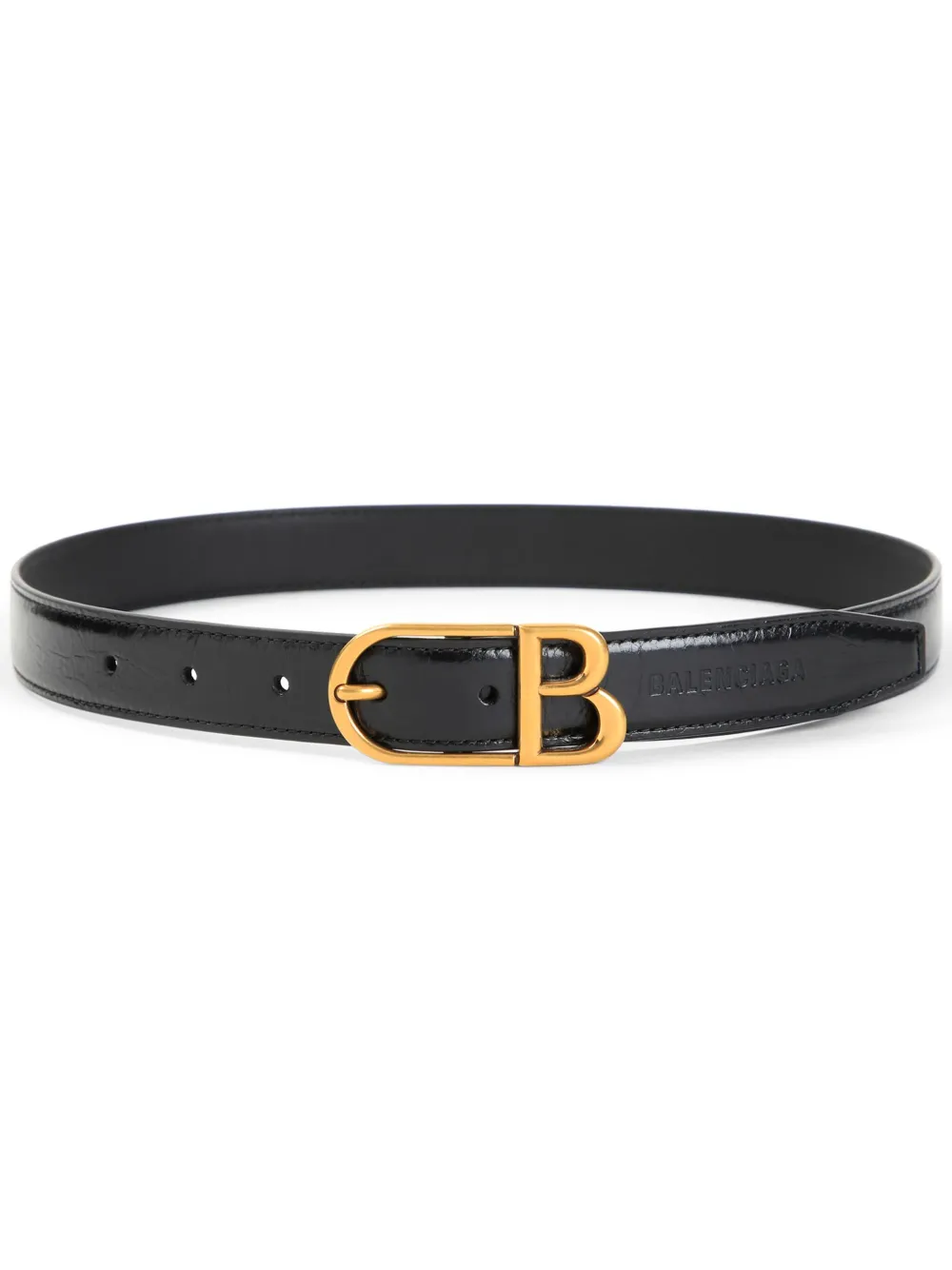 Balenciaga Riem met logoplakkaat Zwart