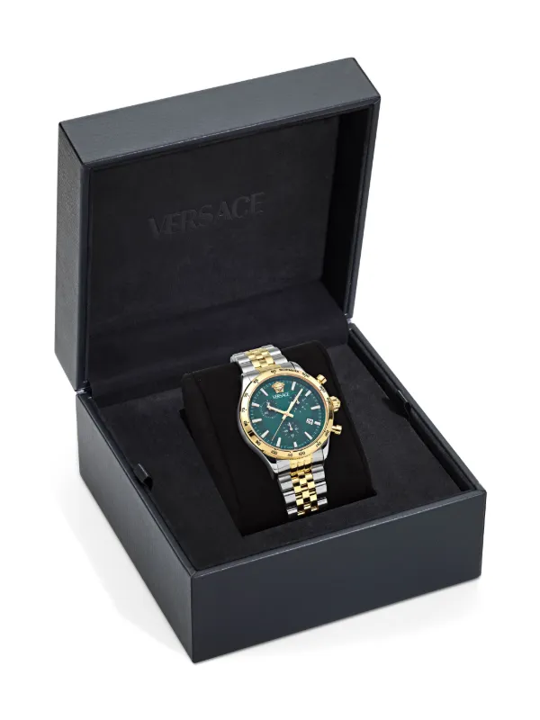 Versace V-Code 40mm | Green | FARFETCH
