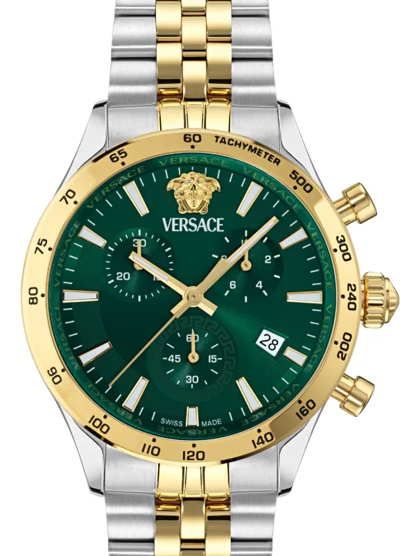 Versace V-Code 40mm | Green | FARFETCH