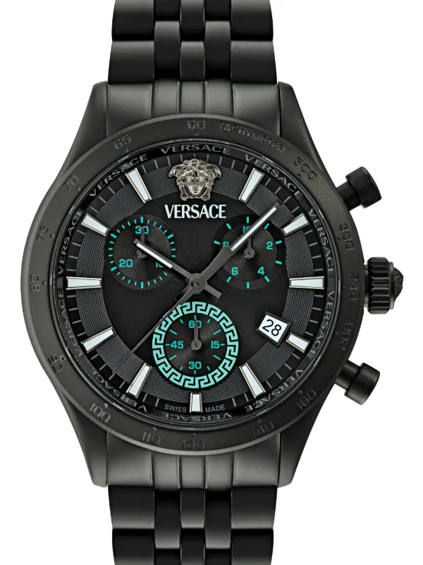 Versace V-Code 40mm 腕時計 | ブラック | FARFETCH JP Versace V-Code 40mm 腕時計 | ブラック | FARFETCH JP
