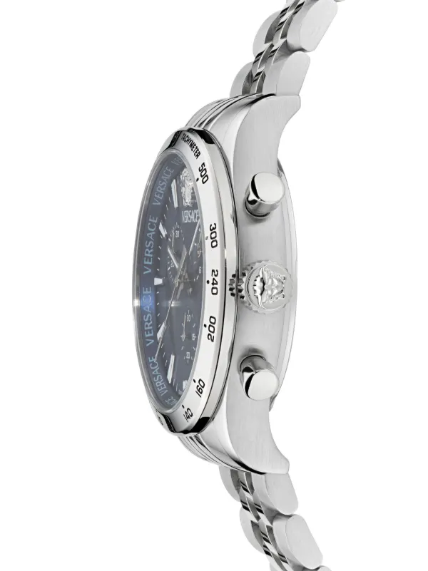 Versace V-Code 40mm | Blue | FARFETCH