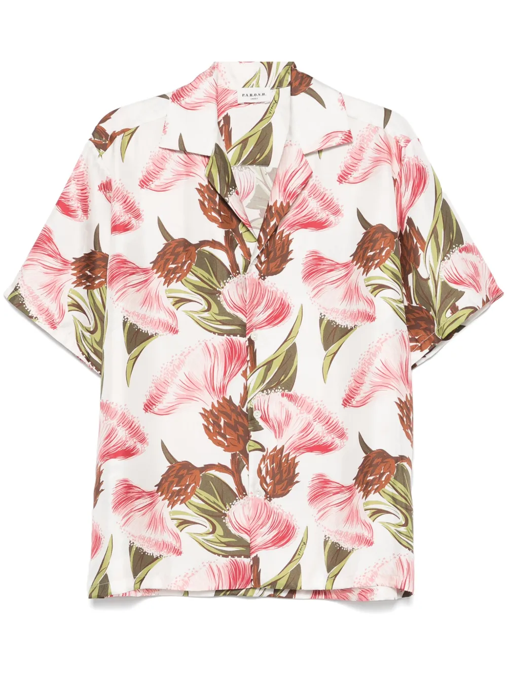 P.A.R.O.S.H. Zijden shirt Wit