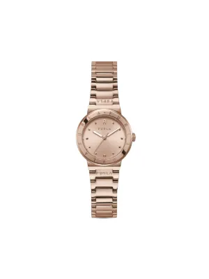 Montre Bracelet Furla Pin Pour Femme - Boîtier Acier Inoxydable, Bracelet Milanais Doré, 38mm, Neuve