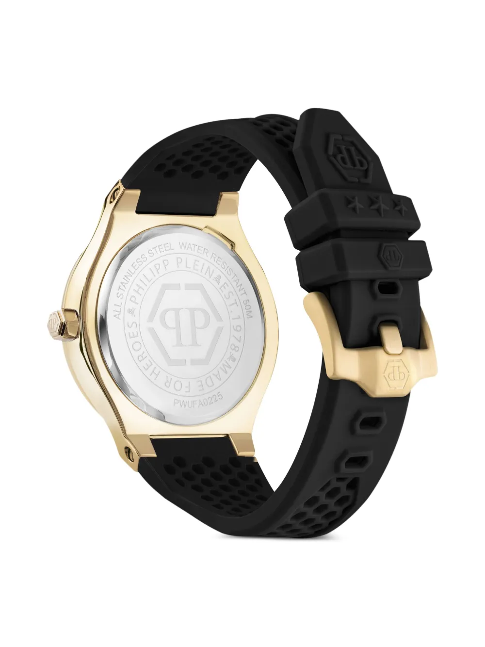 Philipp Plein Plein Underdog Silicone Watch In Black