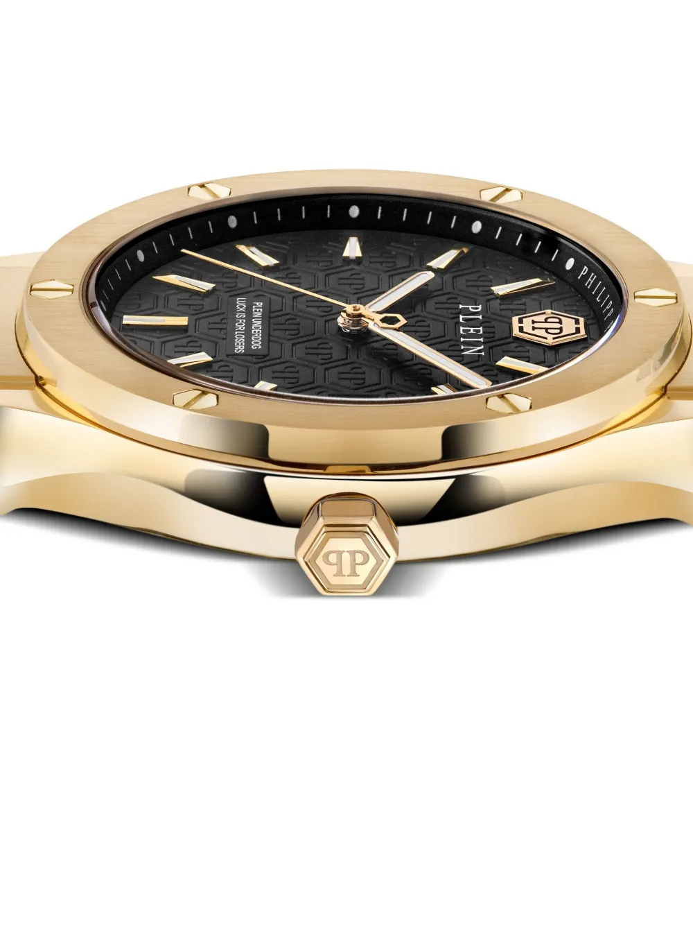 Philipp Plein Plein Underdog Silicone Watch In Black