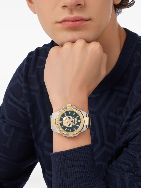 Philipp Plein The $kull 44mm 腕時計 | グリーン | FARFETCH JP