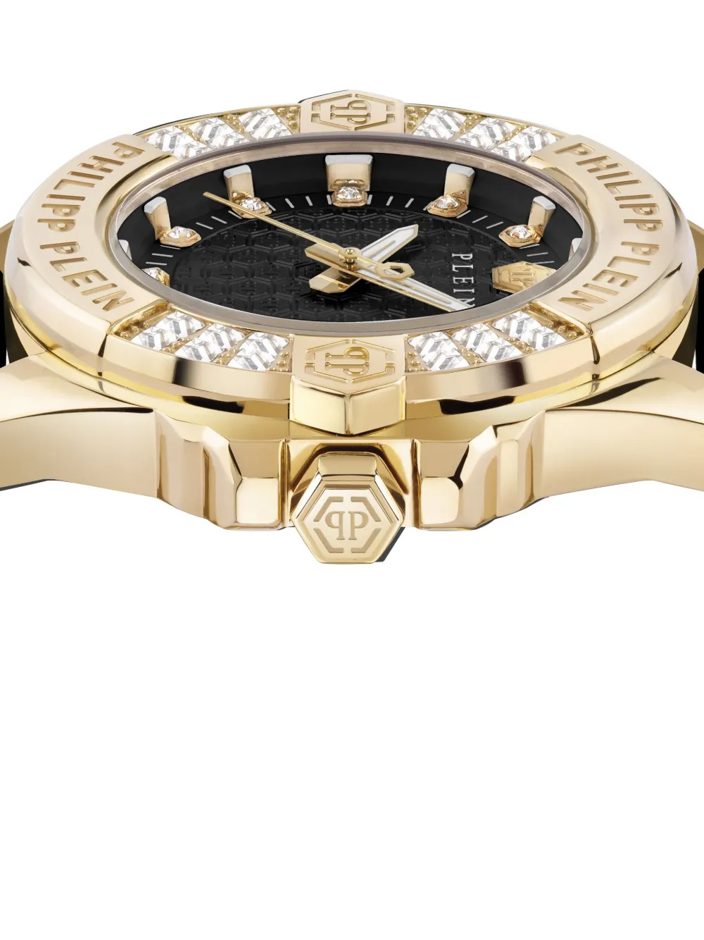 Philipp Plein Plein Majesty Crystal Watch In Black