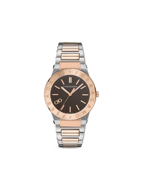 Ferragamo ガンチーニ 41mm 腕時計 | ブラウン | FARFETCH JP