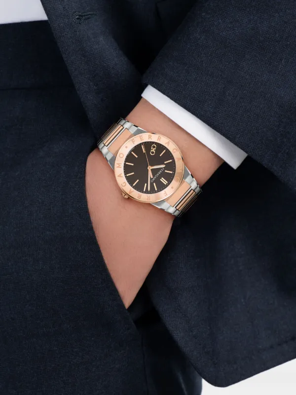 Ferragamo ガンチーニ 41mm 腕時計 | ブラウン | FARFETCH JP